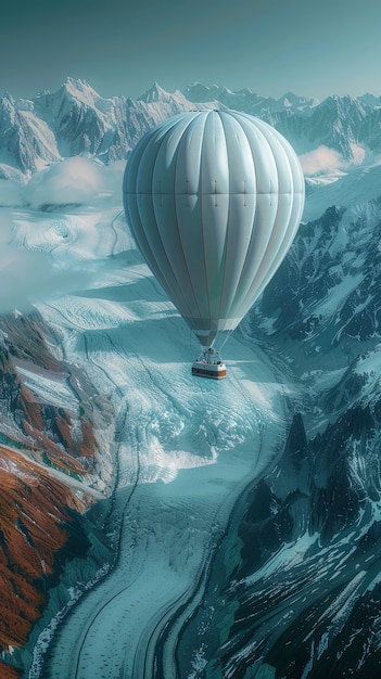 Free Photo hot air balloon adventure