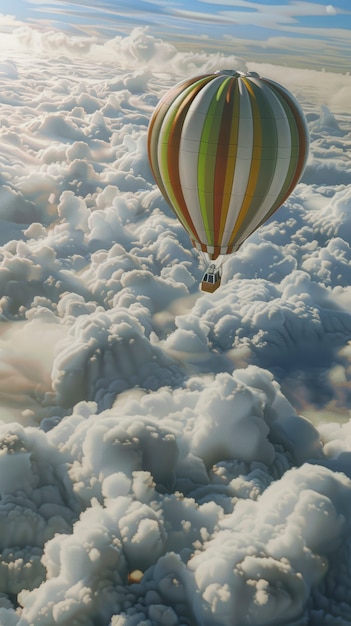 Free photo hot air balloon adventure