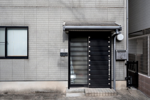 Free Photo house entrance japan building