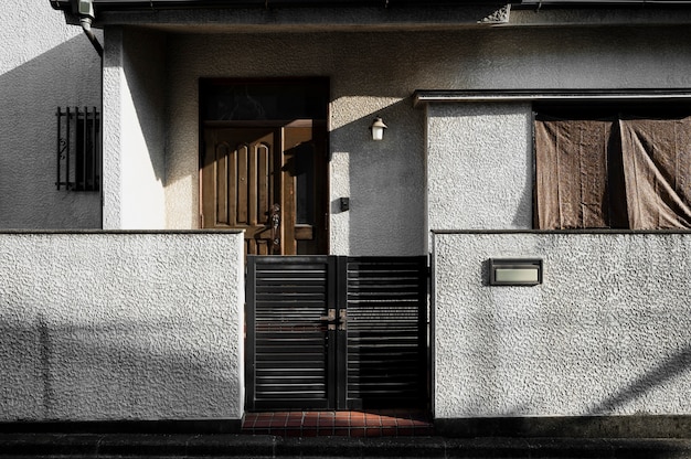 House entrance old japan building