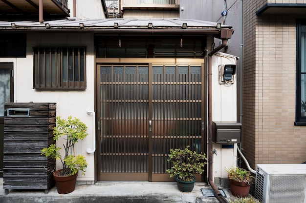 House entrance small japan building