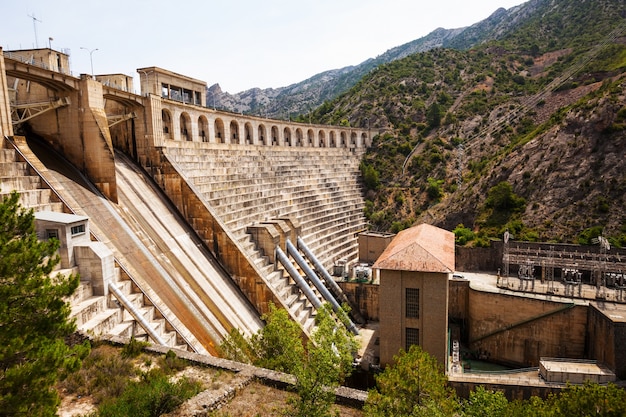 hydro-electric power station on Segre