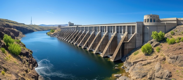 The hydroelectric dam a view of power and water control