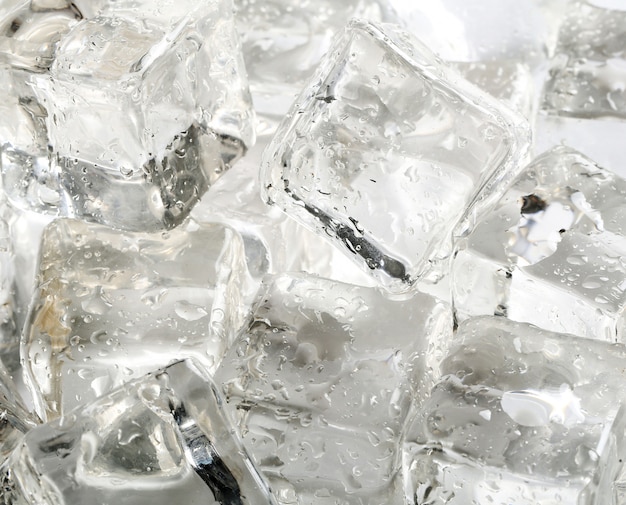 Free photo ice cubes texture background