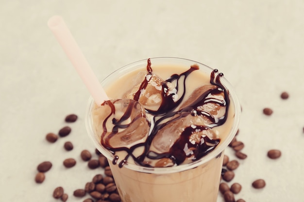 Free Photo ice latte