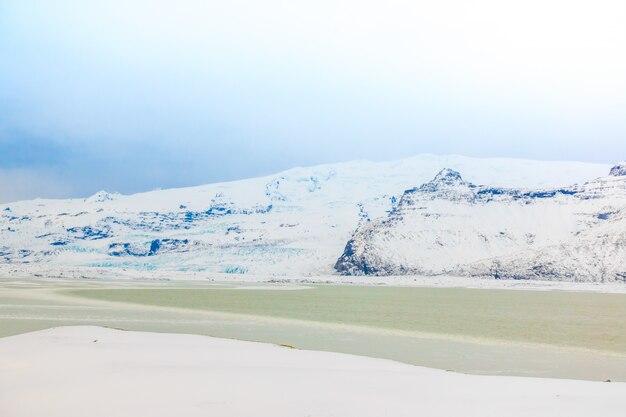 Icebergs in Glacier Lagoon, Iceland .