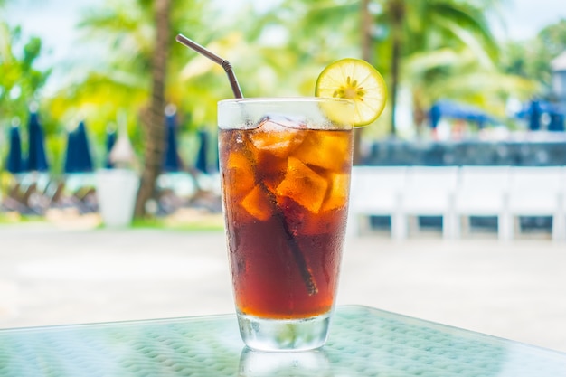 Iced cola glass