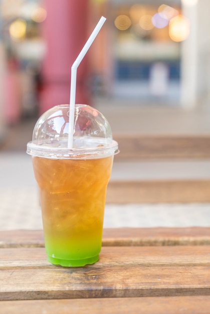 iced kiwi tea