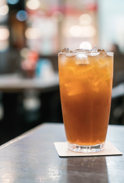 Free Photo iced lemon tea