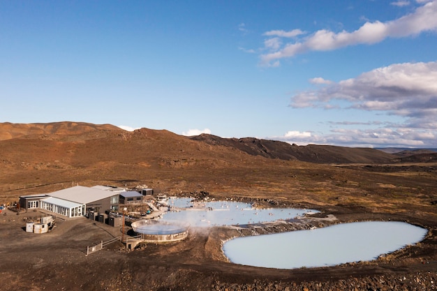 Iceland landscape of beautiful plains