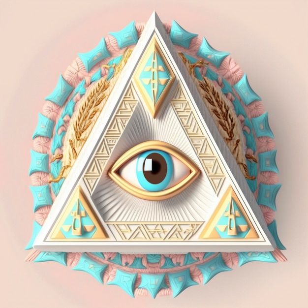 Free Photo the illuminati secret society symbol