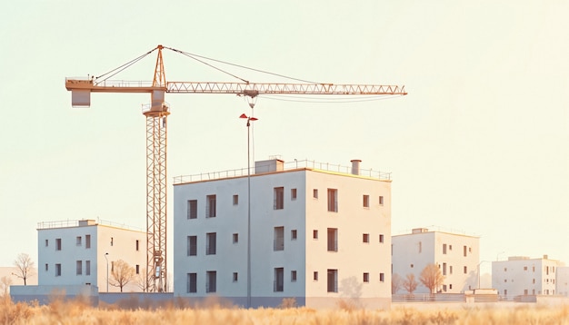 Free Photo illustration of construction site