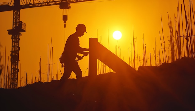 Free photo illustration of construction site