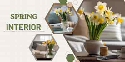 Free photo image for spring interior concept season interior