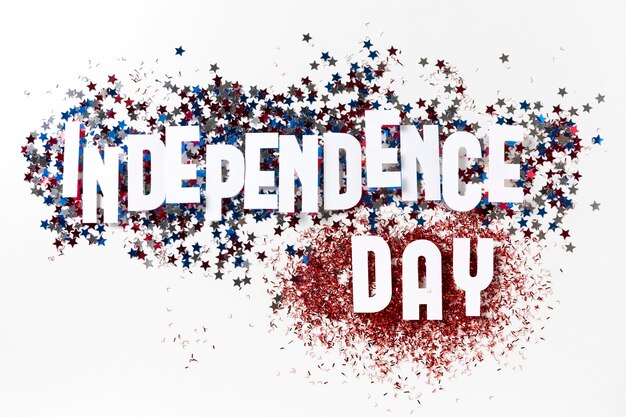 Free photo independence day assortment with festive elements