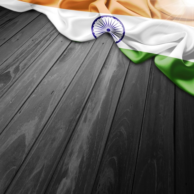 Free photo india flag background