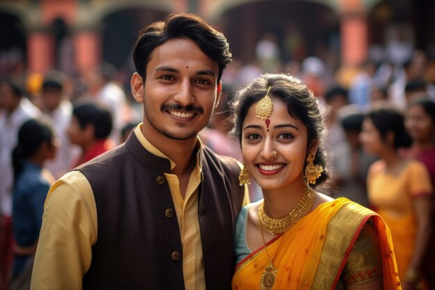 Indian couple celebrating propose day by being romantic with each other