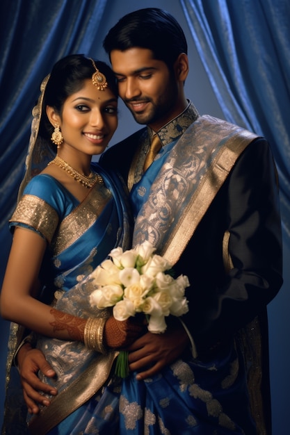 Indian couple celebrating propose day by being romantic with each other