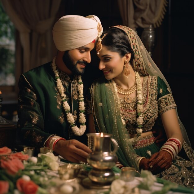 Indian couple celebrating propose day by being romantic with each other