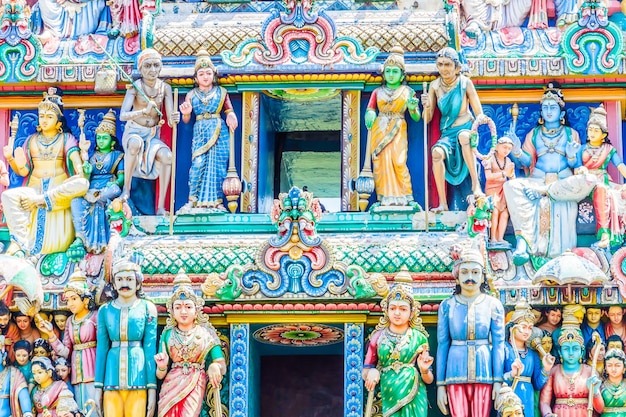 Indian hindu temple in singapore