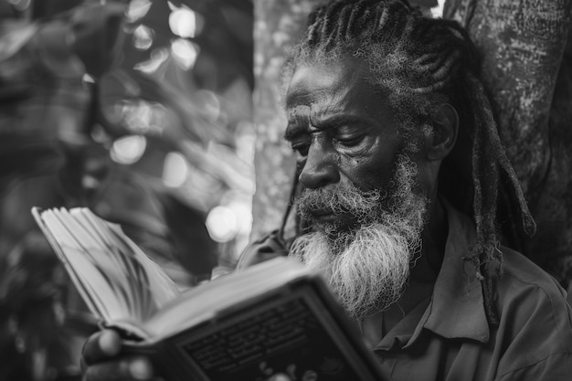 Free Photo individual with dreads rastafari movement