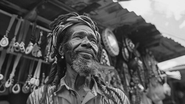 Individual with dreads rastafari movement