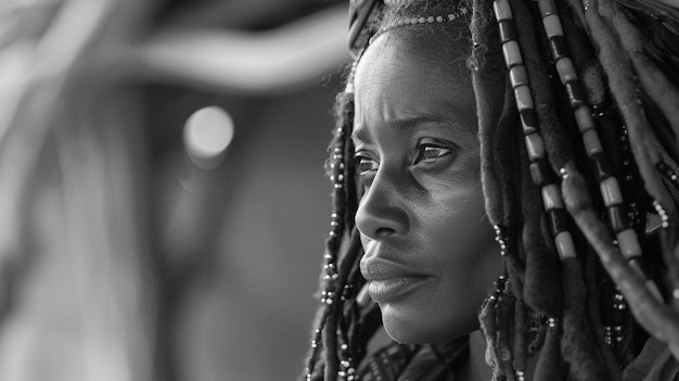 Individual with dreads rastafari movement