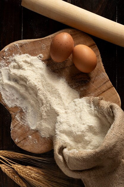 Ingredient bag full of flour