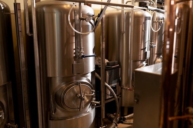 Inside a craft beer factory