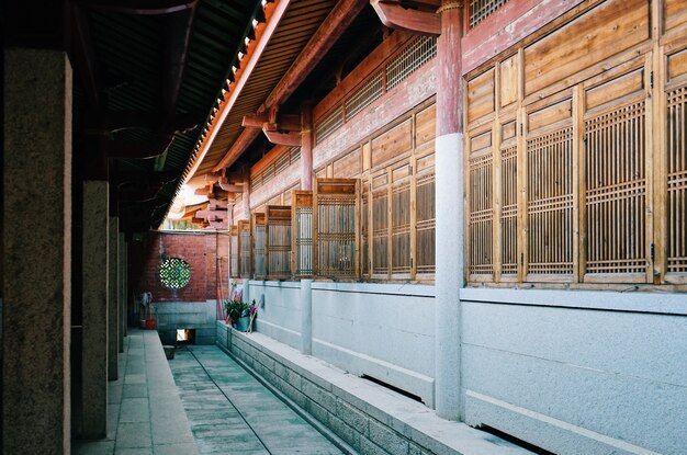 Inside shot of a train station during daytime