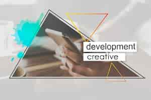 Free photo inspiration development modern creative