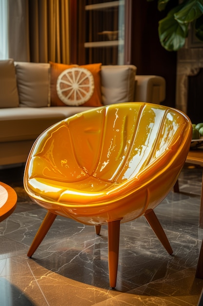 Free Photo interior decor and furniture inspired by fruits and vegetables