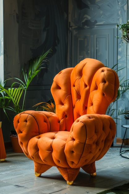 Free Photo interior decor and furniture inspired by fruits and vegetables