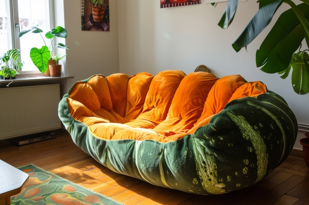 Free photo interior decor and furniture inspired by fruits and vegetables