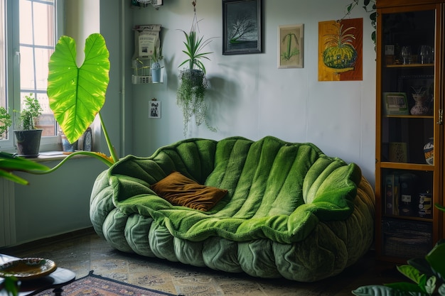 Free photo interior decor and furniture inspired by fruits and vegetables