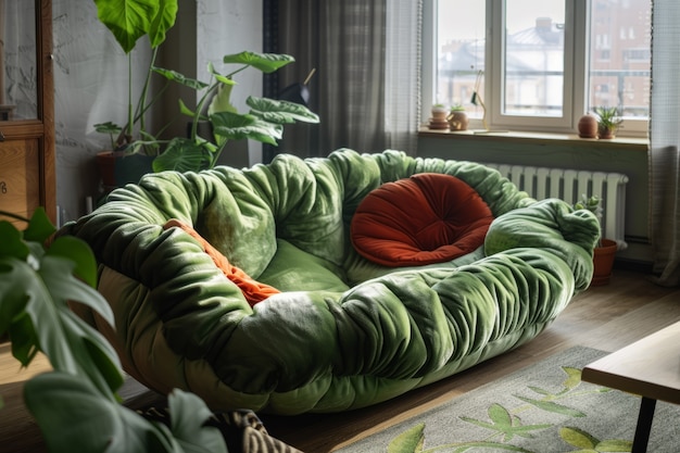 Free photo interior decor and furniture inspired by fruits and vegetables