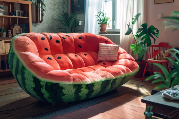 Free Photo interior decor and furniture inspired by fruits and vegetables