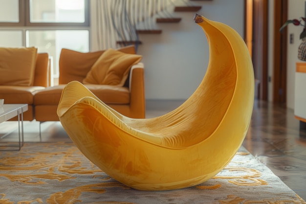 Free photo interior decor and furniture inspired by fruits and vegetables