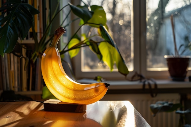 Interior decor lamp inspired by fruit