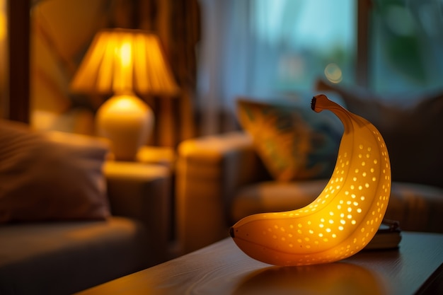 Free photo interior decor lamp inspired by fruit