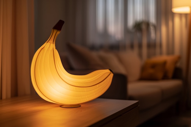 Free photo interior decor lamp inspired by fruit