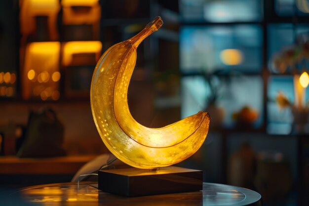 Interior decor lamp inspired by fruit