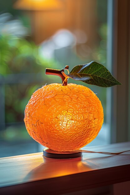 Interior decor lamp inspired by fruit