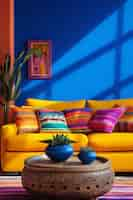 Free photo interior decoration inspired by mexican folklore