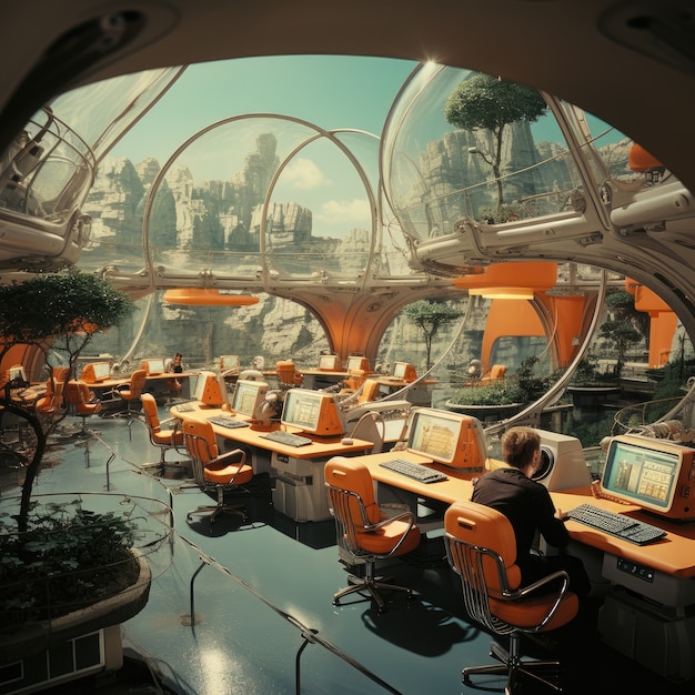 Free Photo international day of education in futuristic style