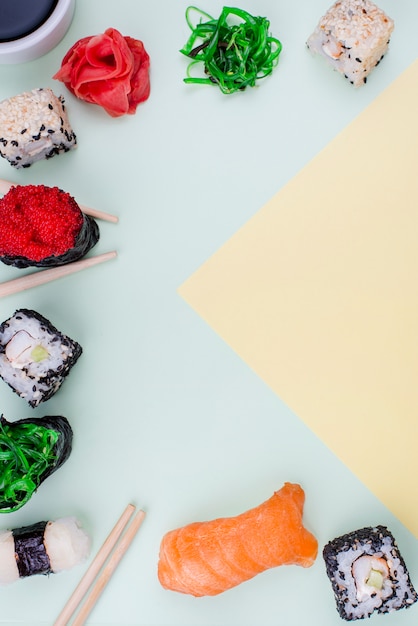 Free photo international sushi day celebration