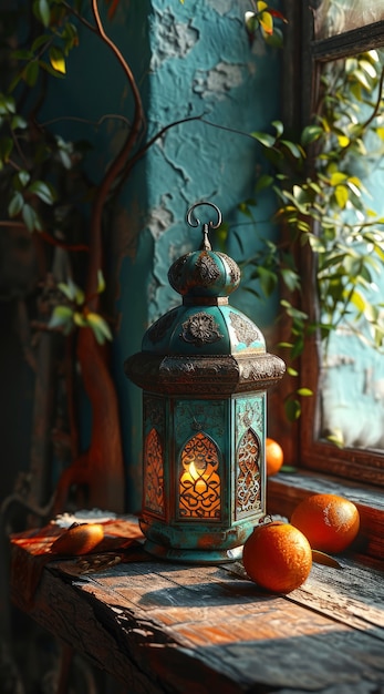 Free Photo intricate lantern design for islamic ramadan celebration