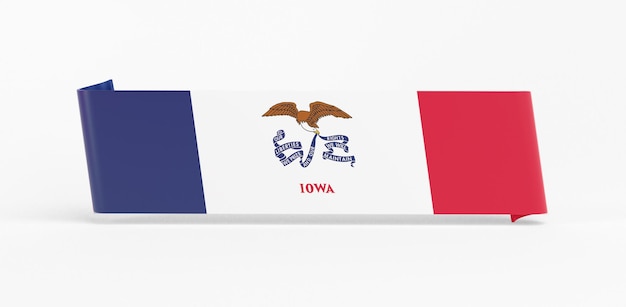 Iowa Flag Banner