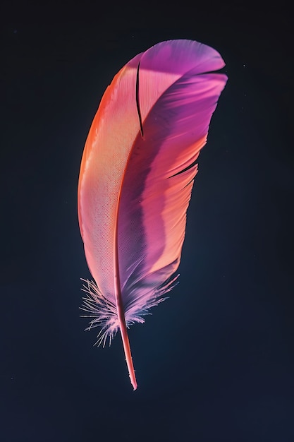 Free Photo isolated feather in studio