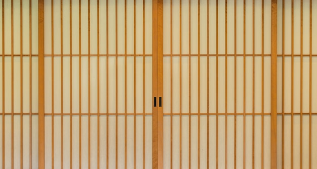 Japanese sliding paper door .